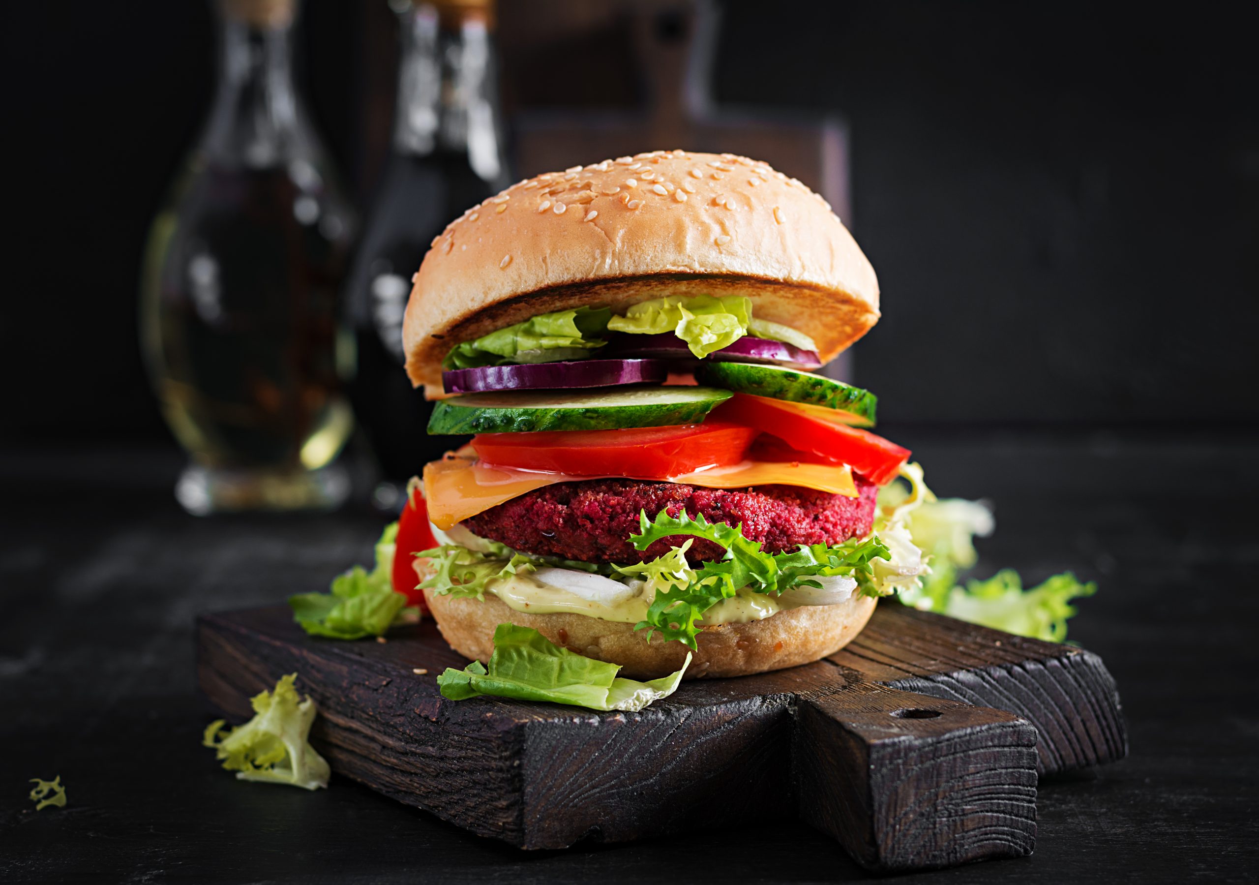 Healthy Vegan Beetroot Burger